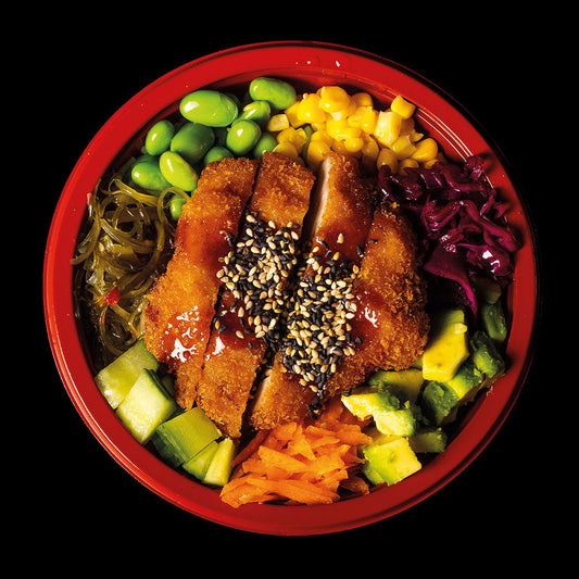 Katsu Chicken Poke Bowl